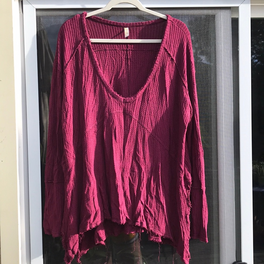 Cranberry Free People Sunset Park Thermal